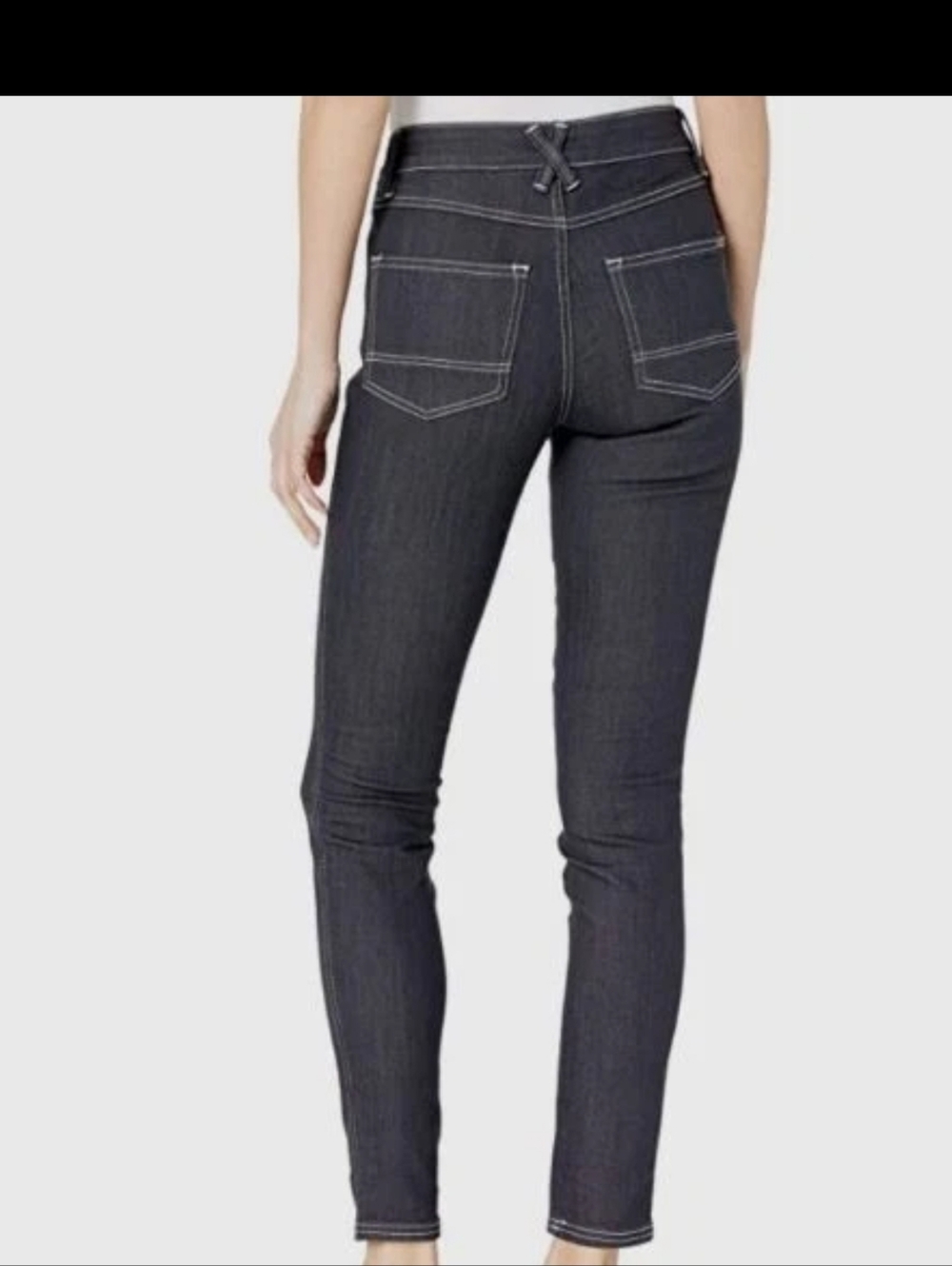 PrAna Oday High-Rise Skinny Gray Organic Cotton Jeans 8/29